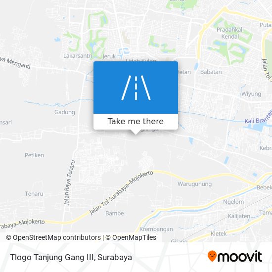 Tlogo Tanjung Gang III map