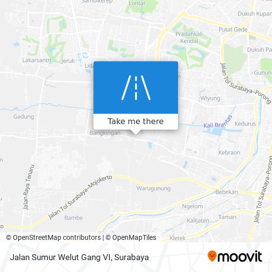 Jalan Sumur Welut Gang VI map
