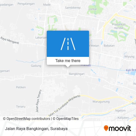Jalan Raya Bangkingan map