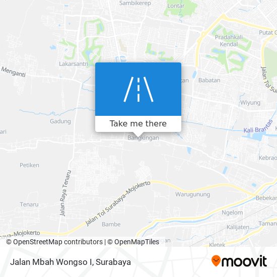 Jalan Mbah Wongso I map