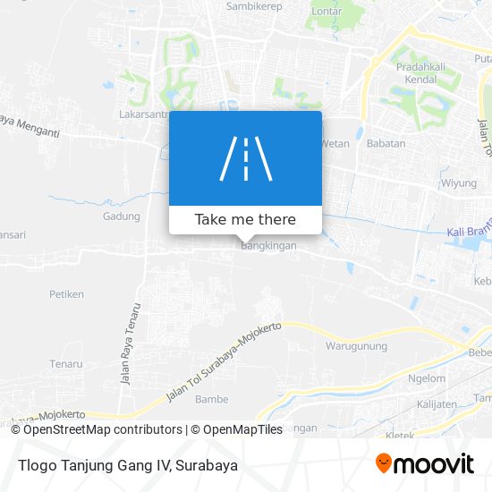 Tlogo Tanjung Gang IV map