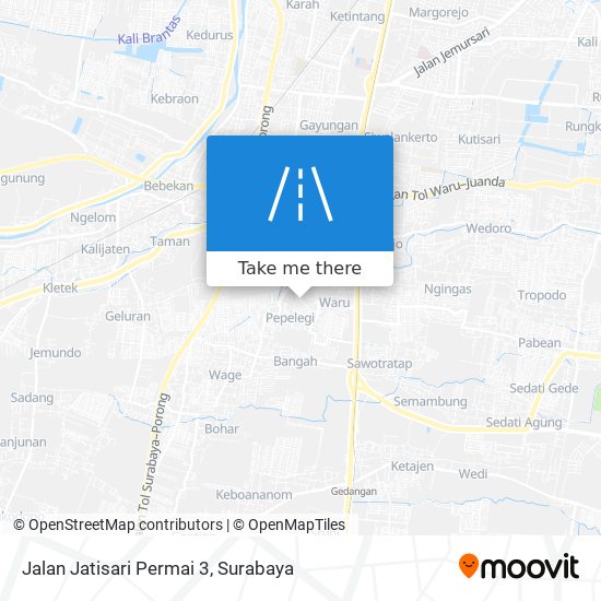 Jalan Jatisari Permai 3 map