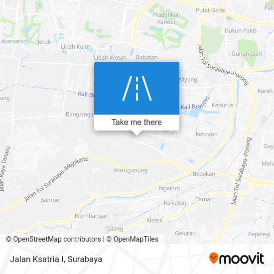 Jalan Ksatria I map