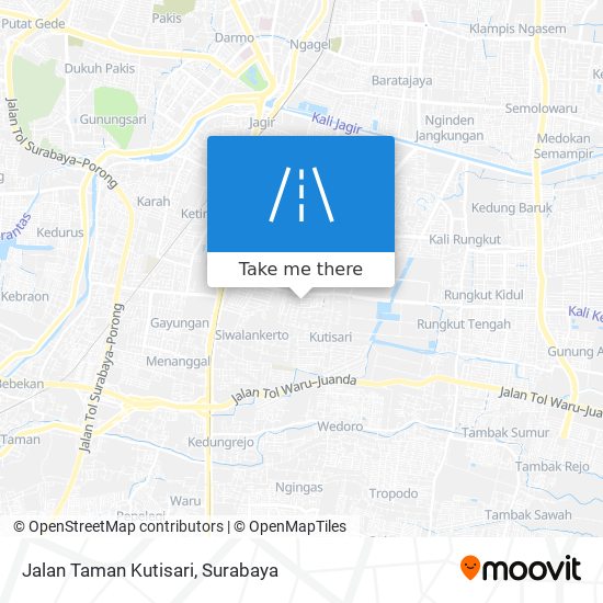 Jalan Taman Kutisari map