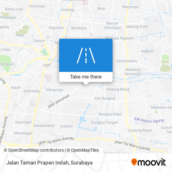 Jalan Taman Prapen Indah map