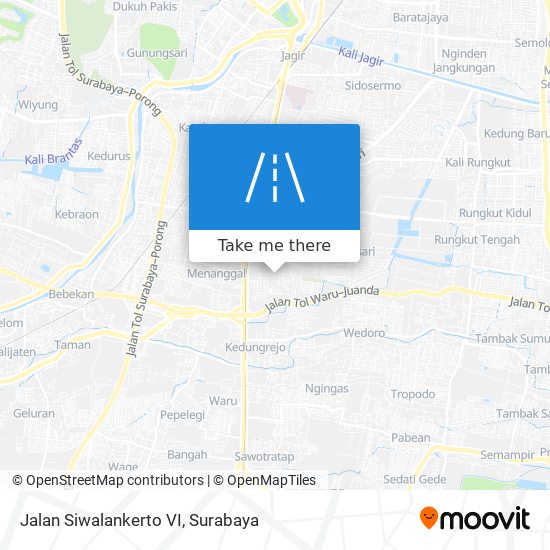 Jalan Siwalankerto VI map