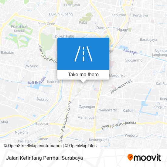 Jalan Ketintang Permai map