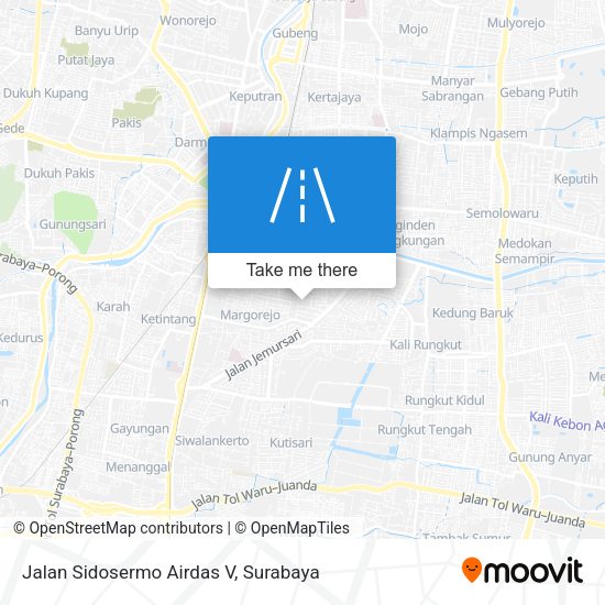 Jalan Sidosermo Airdas V map