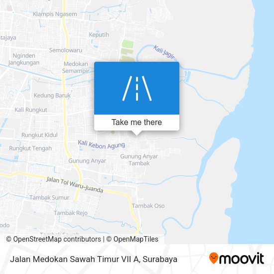 Jalan Medokan Sawah Timur VII A map