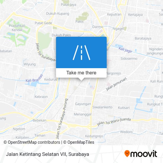 Jalan Ketintang Selatan VII map