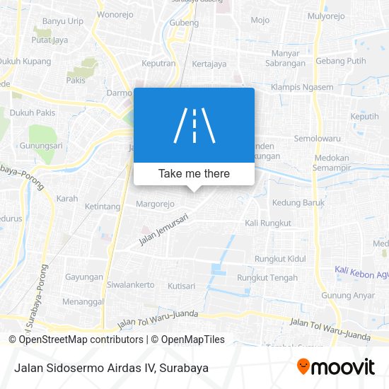 Jalan Sidosermo Airdas IV map