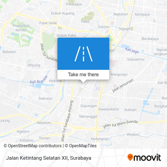 Jalan Ketintang Selatan XII map