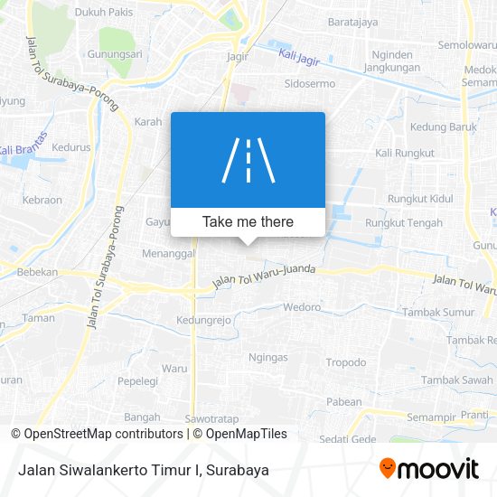 Jalan Siwalankerto Timur I map