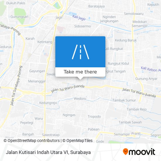 Jalan Kutisari Indah Utara VI map