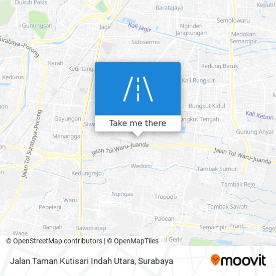 Jalan Taman Kutisari Indah Utara map