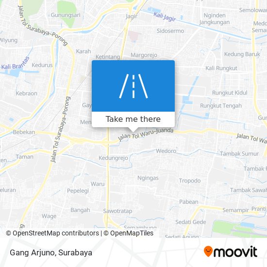 Gang Arjuno map