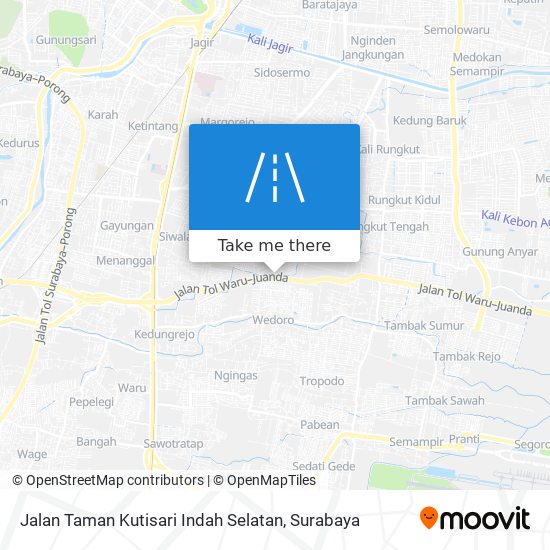 Jalan Taman Kutisari Indah Selatan map