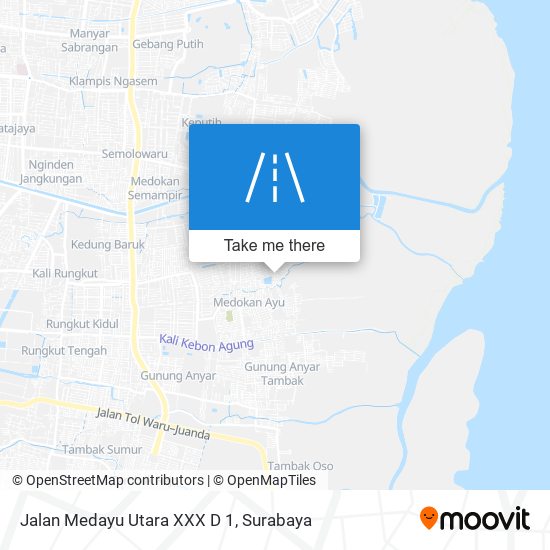 Jalan Medayu Utara XXX D 1 map