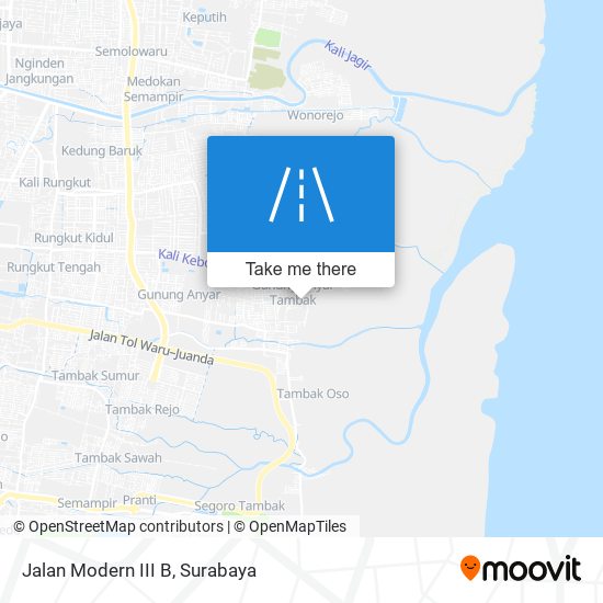 Jalan Modern III B map