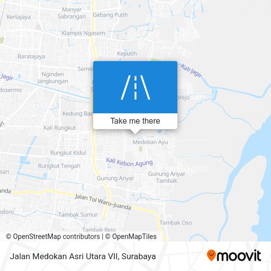 Jalan Medokan Asri Utara VII map
