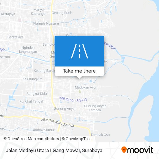 Jalan Medayu Utara I Gang Mawar map