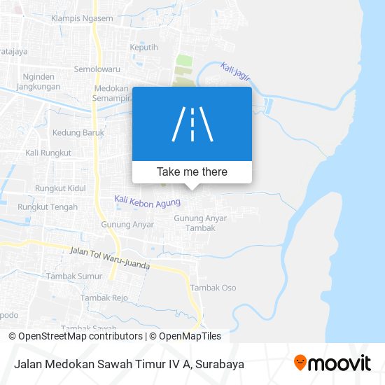 Jalan Medokan Sawah Timur IV A map