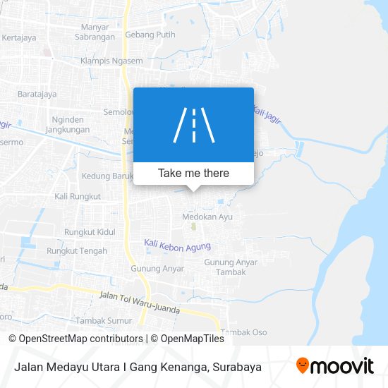 Jalan Medayu Utara I Gang Kenanga map