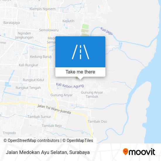 Jalan Medokan Ayu Selatan map
