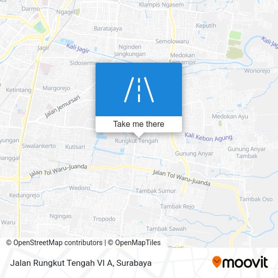 Jalan Rungkut Tengah VI A map
