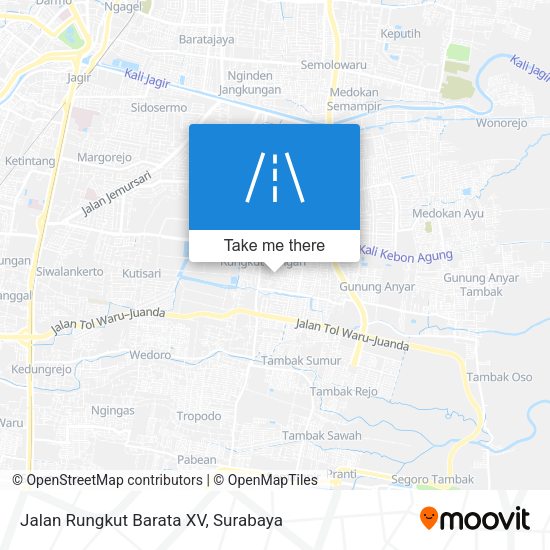 Jalan Rungkut Barata XV map