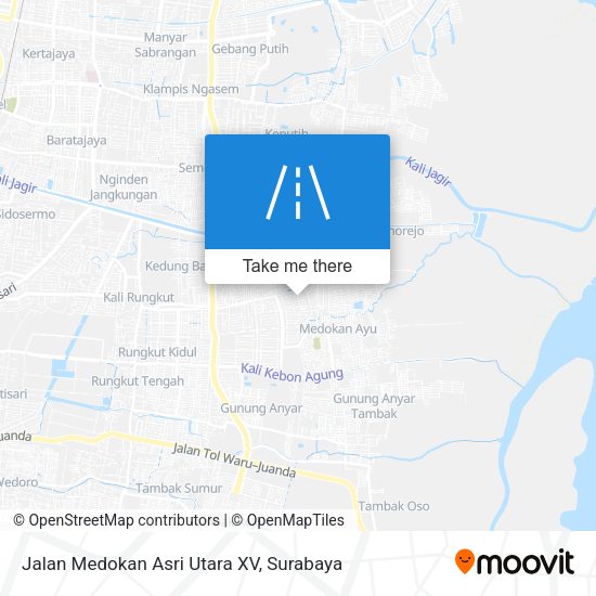 Jalan Medokan Asri Utara XV map