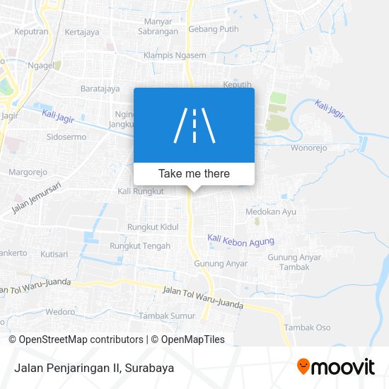 Jalan Penjaringan II map