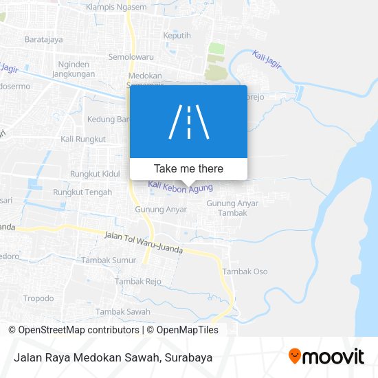 Jalan Raya Medokan Sawah map