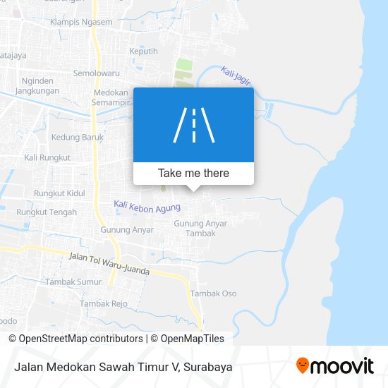 Jalan Medokan Sawah Timur V map