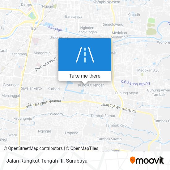 Jalan Rungkut Tengah III map