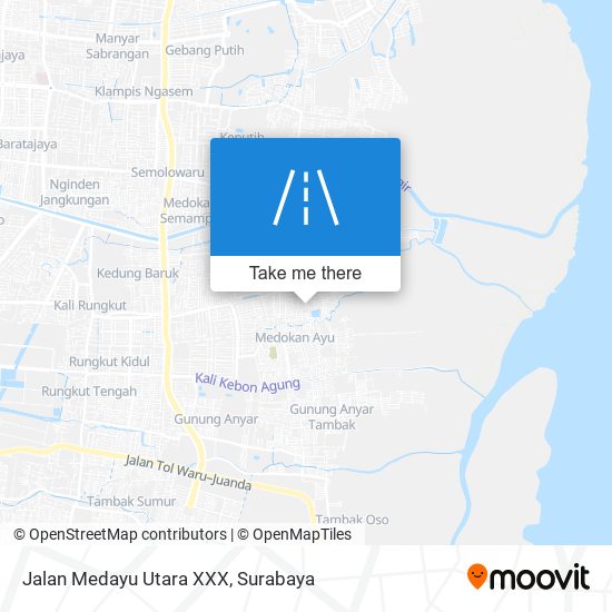 Jalan Medayu Utara XXX map