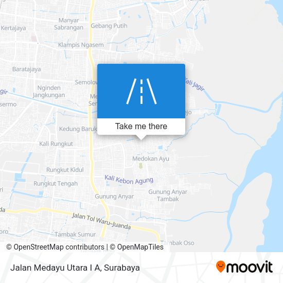 Jalan Medayu Utara I A map