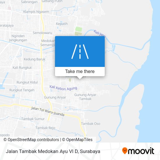 Jalan Tambak Medokan Ayu VI D map