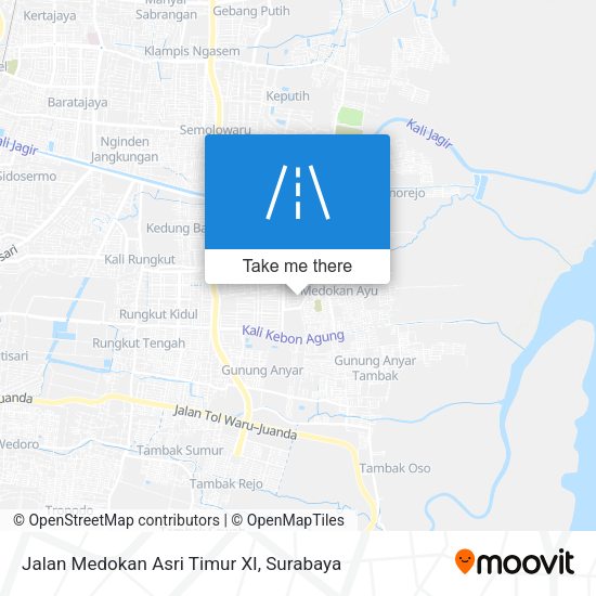 Jalan Medokan Asri Timur XI map