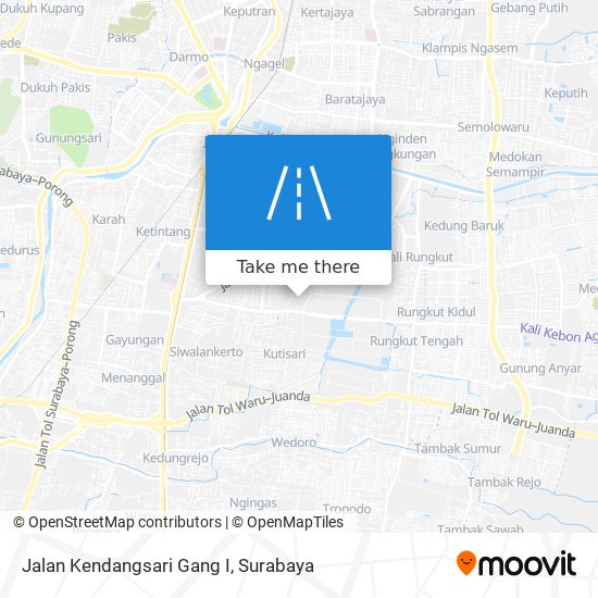 Jalan Kendangsari Gang I map
