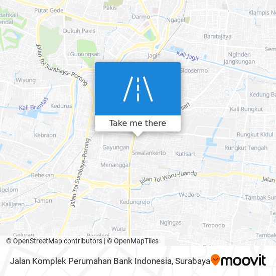 Jalan Komplek Perumahan Bank Indonesia map