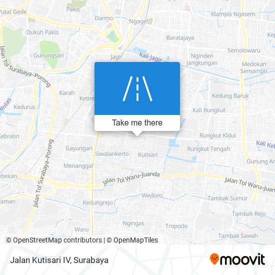 Jalan Kutisari IV map