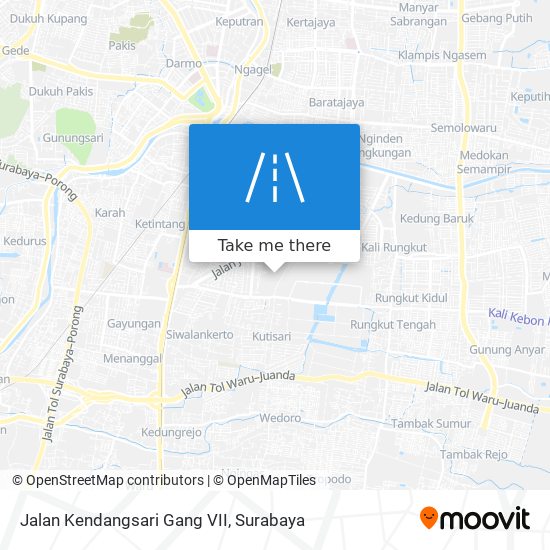 Jalan Kendangsari Gang VII map