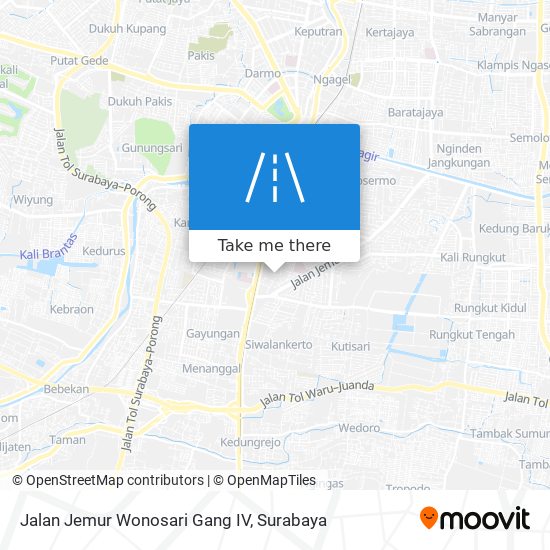 Jalan Jemur Wonosari Gang IV map