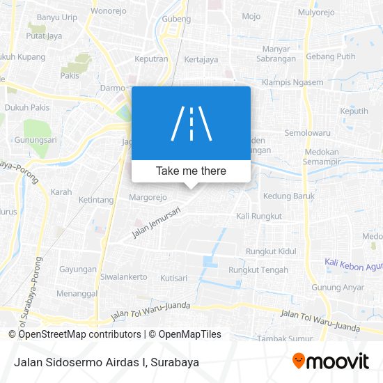 Jalan Sidosermo Airdas I map