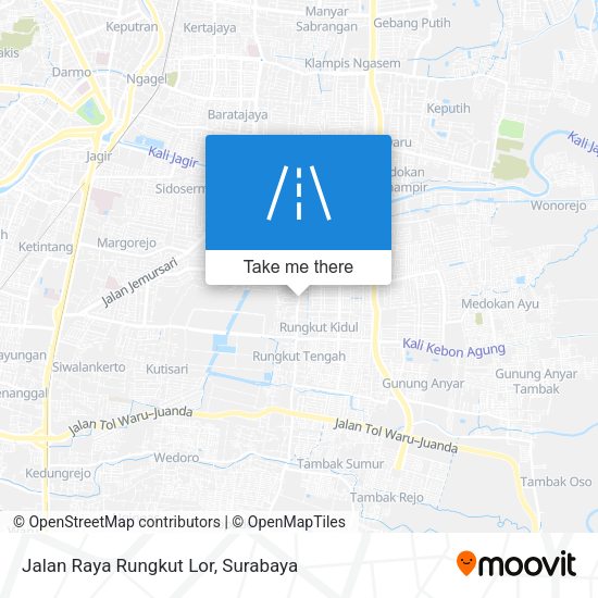 Jalan Raya Rungkut Lor map