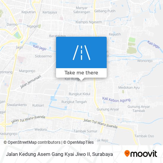 Jalan Kedung Asem Gang Kyai Jiwo II map