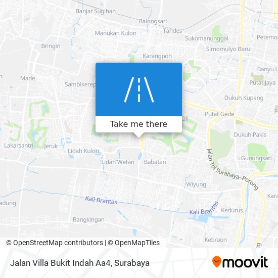 Jalan Villa Bukit Indah Aa4 map