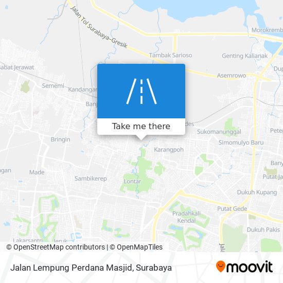 Jalan Lempung Perdana Masjid map