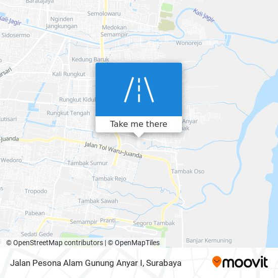 Jalan Pesona Alam Gunung Anyar I map